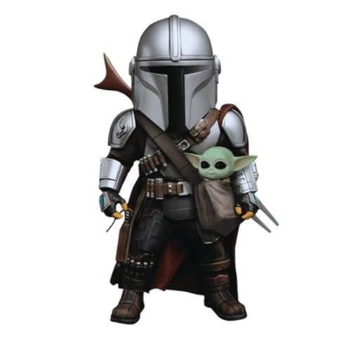 Beast Kingdom Toys Star Wars The Mandalorian Egg Attack Action 17 cm, Mehrfarbig, (EAA-122) von Beast Kingdom