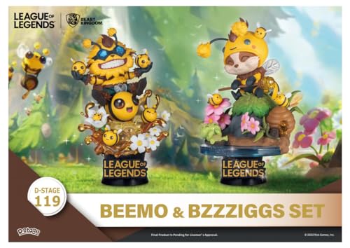 Huante Beast Kingdom - League of Legends - DS-119 Beemo & Bzzziggs Diorama 6 Set von Beast Kingdom