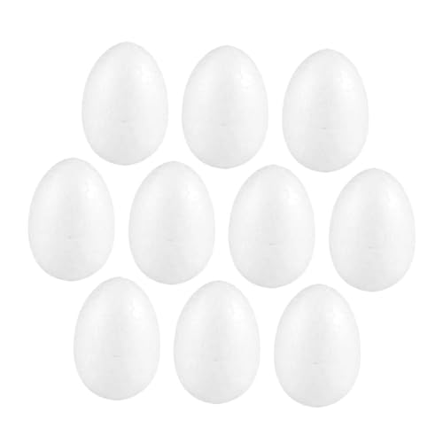Beatifufu 10 Stück Kunststoffeier DIY Bastelset für Ostern Bemalbare Schaumstoff Deko-Eier für Kreative und Wohnkultur Leichte Kunsthandwerk Ostereier für Malen und Dekorieren Beatifufu 10 Stück Kunststoffeier DIY Bastelset für Ostern Bemalbare Schaumstoff Deko-Eier für Kreative und Wohnkultur Leichte Kunsthandwerk Ostereier für Malen und Dekorieren von Beatifufu