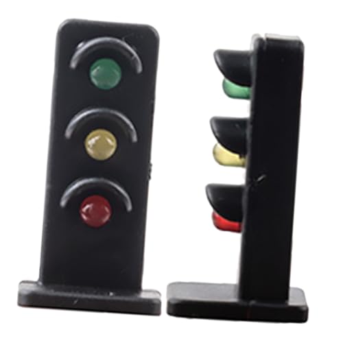 Beatifufu 2 Stück Miniature Modelleisenbahn Signalleuchten Langlebige Sandtisch deko Kompaktes Design Detailreiche Miniatur Signale für Modellbahn Zubehör und Landschaftsgestaltung Beatifufu 2 Stück Miniature Modelleisenbahn Signalleuchten Langlebige Sandtisch deko Kompaktes Design Detailreiche Miniatur Signale für Modellbahn Zubehör und Landschaftsgestaltung von Beatifufu