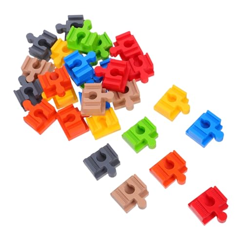 Beatifufu 28 Stück Teiliges Holzschienenverbinder Langlebige Einfach Montierbare Holzadapter für Holzeisenbahn Zubehör Pädagogisches für Kleinkinder und Gemeinsames Bauen Beatifufu 28 Stück Teiliges Holzschienenverbinder Langlebige Einfach Montierbare Holzadapter für Holzeisenbahn Zubehör Pädagogisches für Kleinkinder und Gemeinsames Bauen von Beatifufu