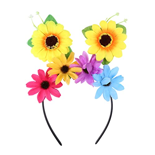 Beatifufu Frühlings Kinder Kopfschmuck Bezaubernder Blumenkranz Aus Sonnenblumen Haarspange Für ädchen Festliche Haar Dekoration Für Kinderpartys Und Besondere Anlässe Ideal Für von Beatifufu