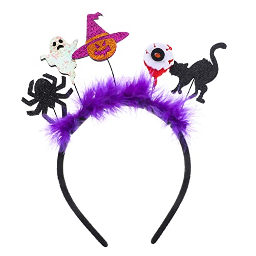 Beatifufu Halloween-Stirnband Spukhaus-Party-Requisiten Cosplay-Zubehör Halloween-Stirnbänder für Erwachsene halloween haarspangen haarspange halloween Haarband Haarreifen Haarpflegezubehör von Beatifufu