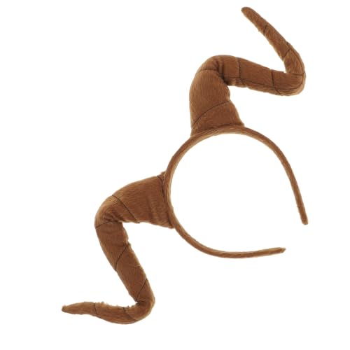 Beatifufu Weihnachts Haarreifen Mit Antilope Horn Für Festliche Anlässe Ostern Und Kindergeburtstage Übertriebener Kopfschmuck Perfekt Partyzubehör Und Weihnachtsaccessoire Für von Beatifufu