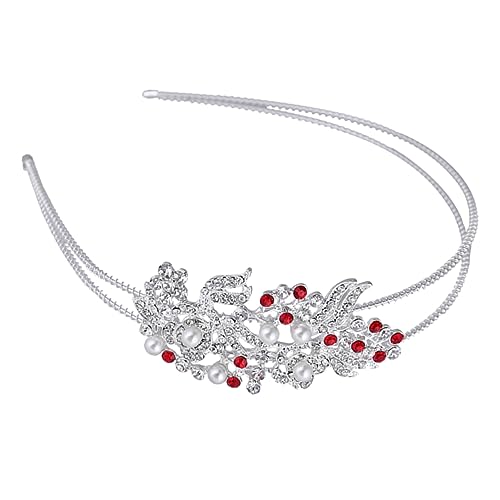 1stk Braut Haarband Tiara Braut Dekoration Dekorationen Kleid Frauen Geschlecht Party Hochzeit Haarrebe Stirnband Braut-clip Anhänger Brautjungfer Haarschmuck Für Die Braut Beaupretty von Beaupretty