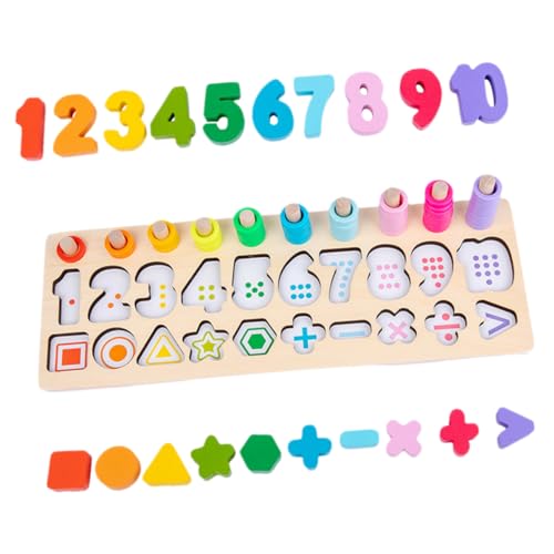 Beaupretty 1 Satz Holz Puzzle für Kleinkinder mit Zahlen und Formen für Frühes Lernen Fördert Motorische Fähigkeiten und Kognitive Entwicklung Buntes Design für Unvergessliche Spielmomente Beaupretty 1 Satz Holz Puzzle für Kleinkinder mit Zahlen und Formen für Frühes Lernen Fördert Motorische Fähigkeiten und Kognitive Entwicklung Buntes Design für Unvergessliche Spielmomente von Beaupretty