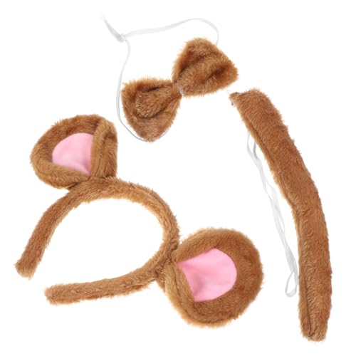 Beaupretty 1 Set Ratten Kopfschmuck Tier Stirnband Kostüm Tier Kostüm Ohr Stirnband Tiere Cosplay Kostüm Ratten Kostüm Ratten Kopfschmuck Kinder Tier Cosplay Kostüm von Beaupretty