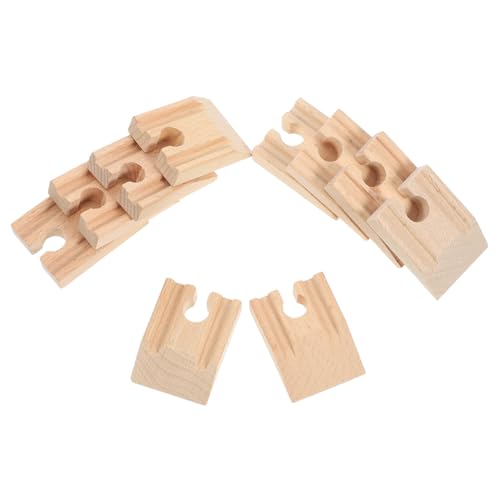 Beaupretty 10 Stück Teiliges Holzschienen Adapter für Holzeisenbahn Flexible Gleisverbinder für DIY Zugstrecken Robuste Holzeisenbahnschienen Glatte Oberfläche für Kreatives Bauen und Hand Beaupretty 10 Stück Teiliges Holzschienen Adapter für Holzeisenbahn Flexible Gleisverbinder für DIY Zugstrecken Robuste Holzeisenbahnschienen Glatte Oberfläche für Kreatives Bauen und Hand von Beaupretty