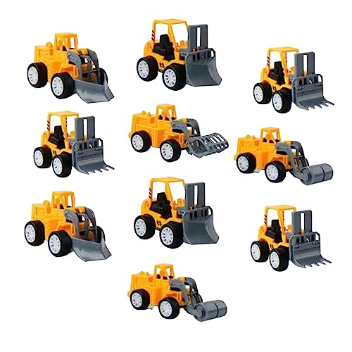 Beaupretty 10 Stück Teiliges Mini Baustellenfahrzeug Robuste Kunststoff Spielzeugautos mit Rückziehfunktion für Jungen und Mädchen Kreativität und Motorik Beaupretty 10 Stück Teiliges Mini Baustellenfahrzeug Robuste Kunststoff Spielzeugautos mit Rückziehfunktion für Jungen und Mädchen Kreativität und Motorik von Beaupretty