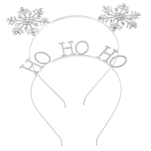Beaupretty 10 Stück Weihnachts Schneeflocken Stirnband Party Stirnband Weihnachts Haar Accessoire Weihnachts Haarband Dekor Haarband Dekor Weihnachts Haar Dekoration Kopfschmuck Für von Beaupretty