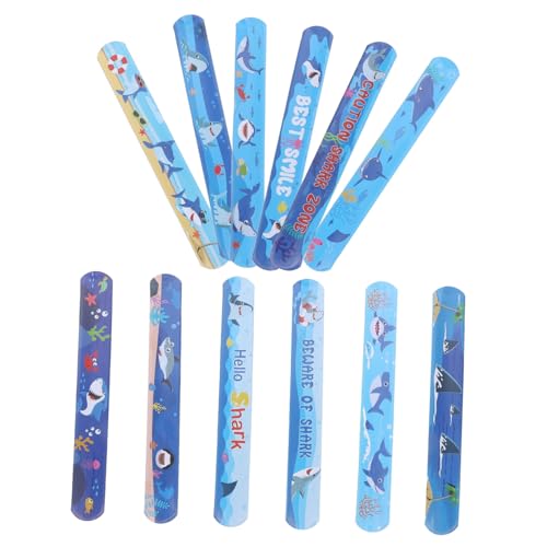 Beaupretty 12 Stück Teiliges Shark Style Schnapparmband Bunte Slap Armbänder Leichtes und Robustes Party für Geburtstage Kinderfeste Party Mitgebsel Farbecht und Sicher Beaupretty 12 Stück Teiliges Shark Style Schnapparmband Bunte Slap Armbänder Leichtes und Robustes Party für Geburtstage Kinderfeste Party Mitgebsel Farbecht und Sicher von Beaupretty