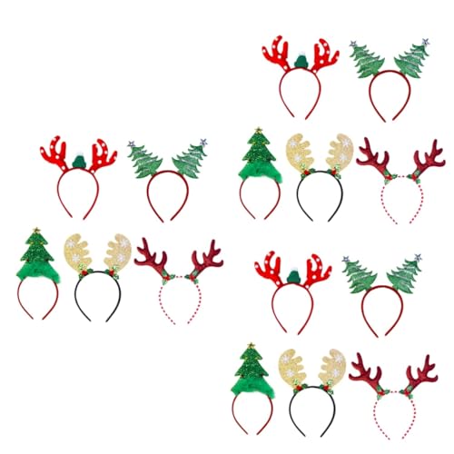 Beaupretty 15 Stück Party Kopfschmuck Geweih Haarreifen Kopfschmuck Für Weihnachten Kopfschmuck Für Kinder Weihnachts Haarreifen von Beaupretty