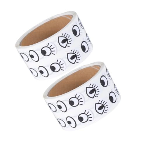 Beaupretty 2 Rollen Wackelaugen Aufkleber Selbstklebend für Basteln DIY Scrapbooking Cartoon Augen Sticker für Kreative Dekoration und Kunstprojekte Beaupretty 2 Rollen Wackelaugen Aufkleber Selbstklebend für Basteln DIY Scrapbooking Cartoon Augen Sticker für Kreative Dekoration und Kunstprojekte von Beaupretty