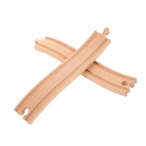 Beaupretty 2 Stück Holzeisenbahn Set aus Holz für Flexible und Sichere Kleine Holzeisenbahn Gleise Spielerisches Lernspielzeug für Jungen und Mädchen zu Hause Kindergarten und Schule Beaupretty 2 Stück Holzeisenbahn Set aus Holz für Flexible und Sichere Kleine Holzeisenbahn Gleise Spielerisches Lernspielzeug für Jungen und Mädchen zu Hause Kindergarten und Schule von Beaupretty