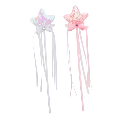 Beaupretty 2 Stück Magischer Feen zauberstab für Glänzender Sternform zauberstab Weiß für Bühnenauftritte Kostümpartys und Rollenspiele Beaupretty 2 Stück Magischer Feen zauberstab für Glänzender Sternform zauberstab Weiß für Bühnenauftritte Kostümpartys und Rollenspiele von Beaupretty