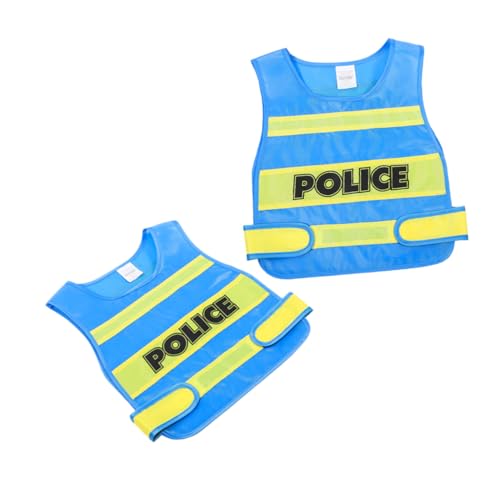 Beaupretty 2 Stück Polizei Kostüm Weste Cosplay Verkleidung für Jungen Mädchen Weiches Stoffmaterial Vielseitig für Party Geburtstag Rollenspiel Bequem und Kindgerecht Beaupretty 2 Stück Polizei Kostüm Weste Cosplay Verkleidung für Jungen Mädchen Weiches Stoffmaterial Vielseitig für Party Geburtstag Rollenspiel Bequem und Kindgerecht von Beaupretty