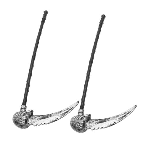 Beaupretty 2 Stück Teiliges Grim Reaper Halloween Requisite Leichte Abnehmbare Kunststoff Sense mit Kindersicherer Stumpfer Klinge für Kostüm und Cosplay Partys Beaupretty 2 Stück Teiliges Grim Reaper Halloween Requisite Leichte Abnehmbare Kunststoff Sense mit Kindersicherer Stumpfer Klinge für Kostüm und Cosplay Partys von Beaupretty