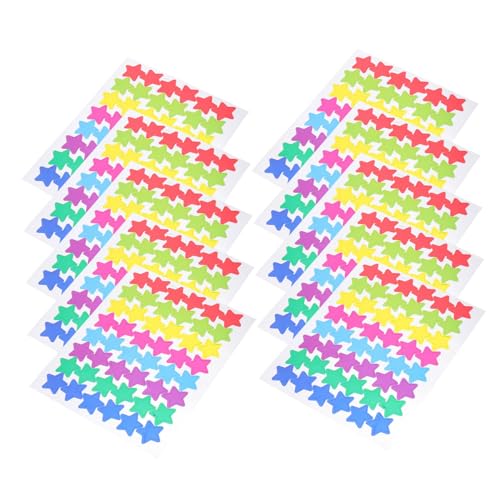 Beaupretty 30 Blatt Bunte Stern Aufkleber Aluminiumfolie Belohnungssticker Kindergarten Supplies Motivationssticker für Lehrer Eltern DIY Kreativität Beaupretty 30 Blatt Bunte Stern Aufkleber Aluminiumfolie Belohnungssticker Kindergarten Supplies Motivationssticker für Lehrer Eltern DIY Kreativität von Beaupretty