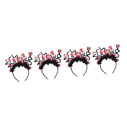 Beaupretty 4 Stück Augapfel Stirnband Halloween Haarband Dekoratives Haarband Alien Augen Stirnbänder Kinder Haar Accessoires Halloween Haar Accessoires Kostüme Für Make Up Stirnband von Beaupretty