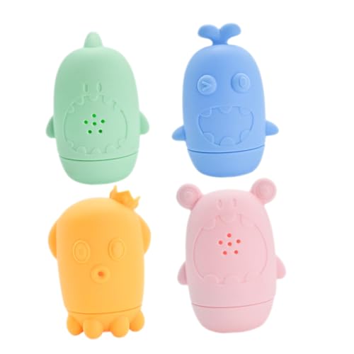Beaupretty 4 Stück Teiliges Badespielzeug aus Silikon Cartoon Spritztiere für Junge Mädchen und Kleinkinder Sicher Sanft Langlebig für Badewanne Pool und Wasserspaß von Jahren Beaupretty 4 Stück Teiliges Badespielzeug aus Silikon Cartoon Spritztiere für Junge Mädchen und Kleinkinder Sicher Sanft Langlebig für Badewanne Pool und Wasserspaß von Jahren von Beaupretty