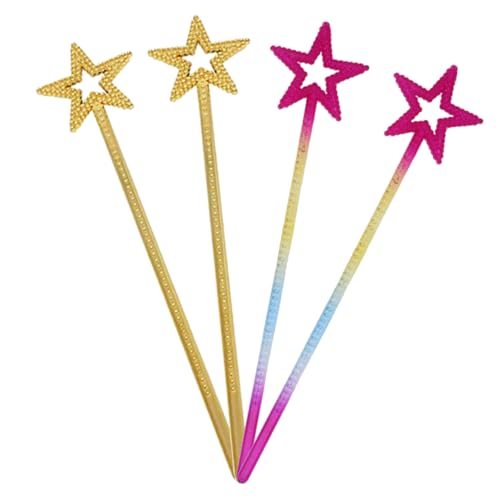 Beaupretty 4 Stück Teiliges Sternförmig Gold und Kreative Fee Stäbe für Party Deko Bühnenauftritte Kostümzubehör für Mädchen Beaupretty 4 Stück Teiliges Sternförmig Gold und Kreative Fee Stäbe für Party Deko Bühnenauftritte Kostümzubehör für Mädchen von Beaupretty