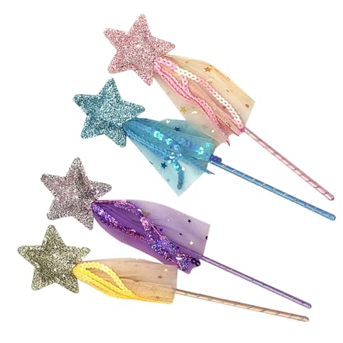 Beaupretty 4 Stück Teiliges Sternförmige Glitter Feenstäbe Handheld Feenstäbe für Party Cosplay Bühnenrequisiten Kinderspielzeug Ab Jahre für Geburtstagsfeiern und Verkleidungsspiele Beaupretty 4 Stück Teiliges Sternförmige Glitter Feenstäbe Handheld Feenstäbe für Party Cosplay Bühnenrequisiten Kinderspielzeug Ab Jahre für Geburtstagsfeiern und Verkleidungsspiele von Beaupretty