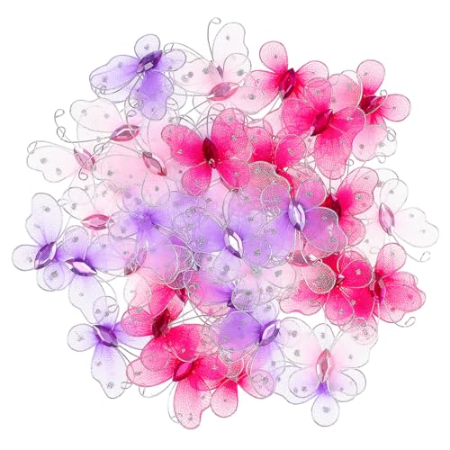 Beaupretty 50 Stück Teiliges Set Nylon schmetterlinge Leicht Langlebig für DIY Kleidung Dekoration Hochzeit Party Schmetterlingsdeko zum Aufnähen und Basteln Beaupretty 50 Stück Teiliges Set Nylon schmetterlinge Leicht Langlebig für DIY Kleidung Dekoration Hochzeit Party Schmetterlingsdeko zum Aufnähen und Basteln von Beaupretty