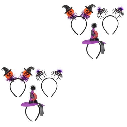 Beaupretty 6 Stück Party Stirnband Halloween Requisiten Halloween Kostüme Haarband Haarschmuck Haar Accessoires Fotoautomaten Requisiten Halloween Ornament Erwachsene Halloween von Beaupretty