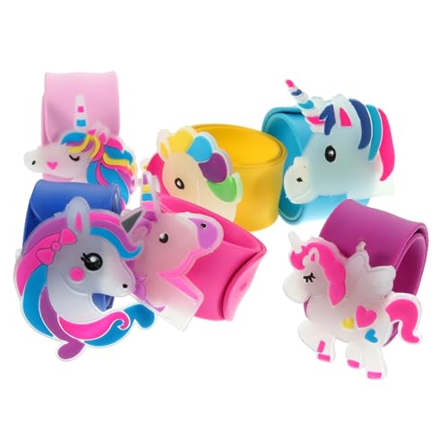 Beaupretty 6 Stück Teiliges Party Klatscharmband für Leuchtendes Einhorn Design aus Sicherem Silikon Langlebig und Verblassungsfrei für Kindergeburtstag und Tanzparty Beaupretty 6 Stück Teiliges Party Klatscharmband für Leuchtendes Einhorn Design aus Sicherem Silikon Langlebig und Verblassungsfrei für Kindergeburtstag und Tanzparty von Beaupretty