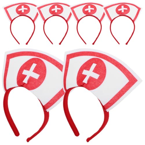 Beaupretty 6-Teiliges Krankenschwester-Kostüm Krankenschwester-Hut-Kostüm Halloween Damen Krankenschwester-Kostüm Krankenschwestern-Kappe Partyzubehör Für Kostüm-Kostüm-Zubehör Und von Beaupretty