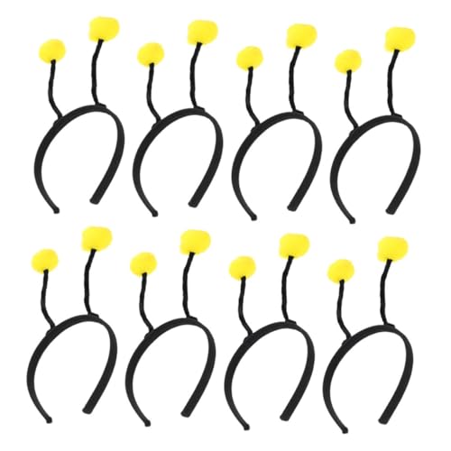 Beaupretty 8st Tierisches Stirnband Entzückende Haarreifen Tier-tentakel-haarband Bienententakel-haarband Bienenantennen-haarreifen Antennen-haarband Cosplay-party-haarbänder Haarball Yellow von Beaupretty