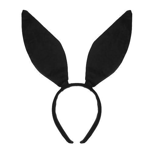 Beaupretty Bunny Ears Headband Rabbit Ear Headpieces Easter Halloween Party Cosplay Costume Accessory for Women Girls Black von Beaupretty