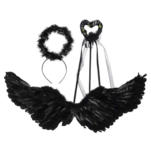 Beaupretty Devil Kostüm Cosplay Umhang Halloween Karneval Bühnenauftritt Mittelgroß Schwarze Federn Komfortabel Langlebig Beaupretty Devil Kostüm Cosplay Umhang Halloween Karneval Bühnenauftritt Mittelgroß Schwarze Federn Komfortabel Langlebig von Beaupretty