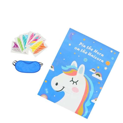Beaupretty Einzigartiges Einhorn Partyspiel mit Weichem Augenbinde Langlebigem Material und Buntem Design für Kindergeburtstag Fördert Geschicklichkeit und Sorgt für Spaß bei Kinderparty Beaupretty Einzigartiges Einhorn Partyspiel mit Weichem Augenbinde Langlebigem Material und Buntem Design für Kindergeburtstag Fördert Geschicklichkeit und Sorgt für Spaß bei Kinderparty von Beaupretty