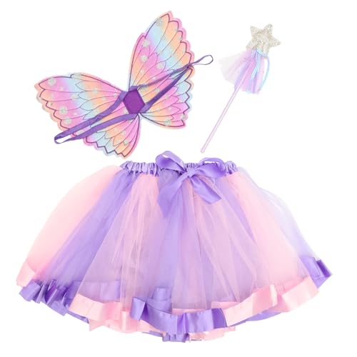 Beaupretty Engelsflügel Feenkostüm mit Kurzer Flügel tutu und Zauberstab für Mädchen Halloween Karneval Cosplay Leichte Bunte Verkleidung für Geburtstagsspiele Beaupretty Engelsflügel Feenkostüm mit Kurzer Flügel tutu und Zauberstab für Mädchen Halloween Karneval Cosplay Leichte Bunte Verkleidung für Geburtstagsspiele von Beaupretty