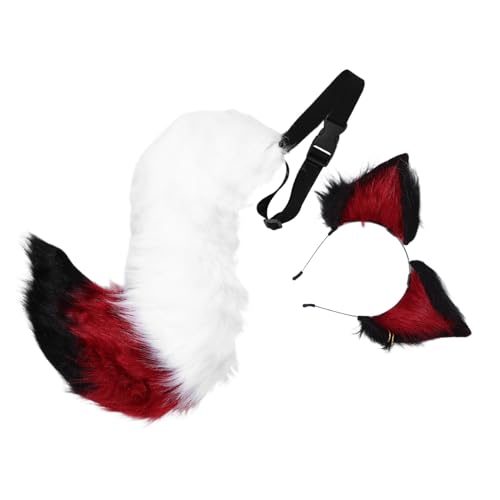Beaupretty Fox Cosplay Ohrstück Realistisches Fuchs-headband mit Plüschschwanz Bequemes Handgefertigtes Kostüm-accessoire für Halloween Cosplay und Maskenpartys Beaupretty Fox Cosplay Ohrstück Realistisches Fuchs-headband mit Plüschschwanz Bequemes Handgefertigtes Kostüm-accessoire für Halloween Cosplay und Maskenpartys von Beaupretty