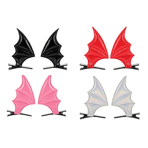 Beaupretty Halloween Bat Wing Hair Clip 8Pcs Halloween Fledermaus Haare Haken Fledermaus Haarzubehör Halloween Cosplay Hair Barrettes von Beaupretty