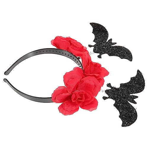 Beaupretty Halloween-Stirnband halloween kopfschmuck halloween kopfbedeckung Cosplay-Haarreifen Cosplay-Kopfschmuck-Requisite neuartiges Stirnband Haarschmuck-Requisite Plastik rot von Beaupretty