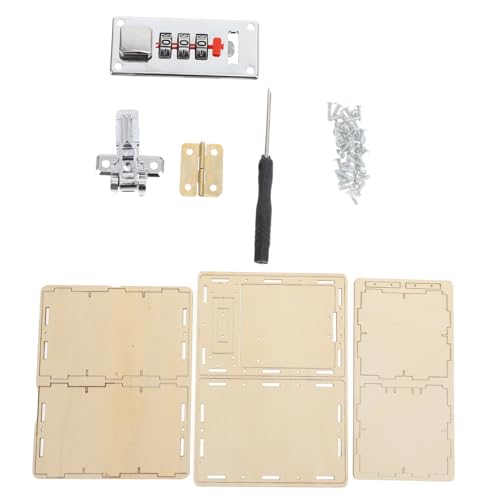 Beaupretty Handgefertigte Holz Passwortbox zum Selberbauen Mechanisches DIY Sicheres Naturmaterial Langlebiges Kinderspielzeug Kreatives für Junge Mädchen Ab Jahren Beaupretty Handgefertigte Holz Passwortbox zum Selberbauen Mechanisches DIY Sicheres Naturmaterial Langlebiges Kinderspielzeug Kreatives für Junge Mädchen Ab Jahren von Beaupretty