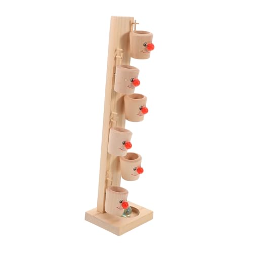Beaupretty Holzspielzeug Kugelbahn Buntes Kugelabwurfturm für Koordination Reaktionsfähigkeit und Motorik Lernspielzeug für Junge Mädchen Beaupretty Holzspielzeug Kugelbahn Buntes Kugelabwurfturm für Koordination Reaktionsfähigkeit und Motorik Lernspielzeug für Junge Mädchen von Beaupretty