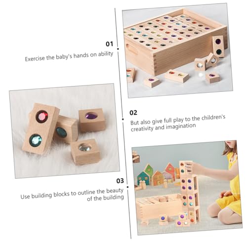 Beaupretty Holzspielzeug Puzzle Lernspielzeug Interaktives Konstruktionsspielzeug für Natürliche Holzstruktur von Kreativität und Logischem Denken Geeignet für Junge Mädchen und Kleinkinder Beaupretty Holzspielzeug Puzzle Lernspielzeug Interaktives Konstruktionsspielzeug für Natürliche Holzstruktur von Kreativität und Logischem Denken Geeignet für Junge Mädchen und Kleinkinder von Beaupretty