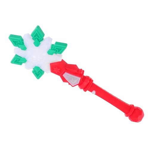 Beaupretty LED Schneeflocken Zauberstab Weihnachten Leuchtender Prinzessin Stab mit Knopfschalter Tragbarer Winterparty Stick für Kinderkostüm und Festliche Weihnachtsfeiern Rotes Design ohne Beaupretty LED Schneeflocken Zauberstab Weihnachten Leuchtender Prinzessin Stab mit Knopfschalter Tragbarer Winterparty Stick für Kinderkostüm und Festliche Weihnachtsfeiern Rotes Design ohne von Beaupretty