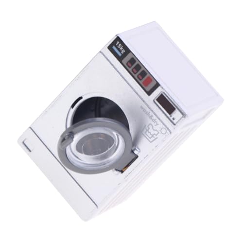 Beaupretty Mini Waschmaschine Modell mit Funktionierendem Trommel Design Realistische Puppenhausmöbel für Kompakte Waschmaschine für Puppenhaus Waschküche Zubehör Beaupretty Mini Waschmaschine Modell mit Funktionierendem Trommel Design Realistische Puppenhausmöbel für Kompakte Waschmaschine für Puppenhaus Waschküche Zubehör von Beaupretty