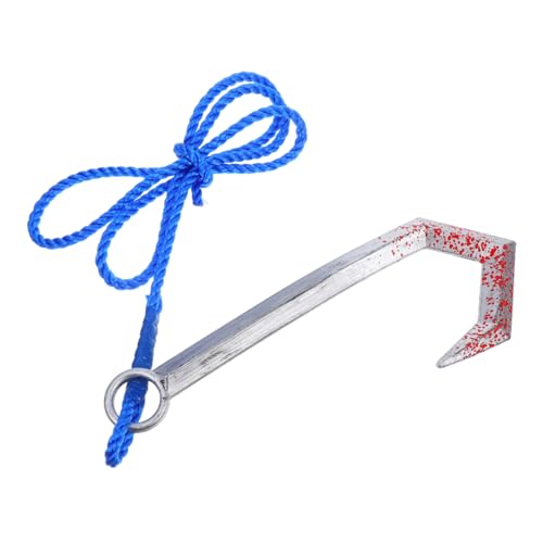 Beaupretty Plastik Piratenhaken mit Seil Kostüm Zubehör für Halloween Party Piratenkostüm Realistisch Leicht Robust für Piraten Cosplay und Rollenspiele Beaupretty Plastik Piratenhaken mit Seil Kostüm Zubehör für Halloween Party Piratenkostüm Realistisch Leicht Robust für Piraten Cosplay und Rollenspiele von Beaupretty