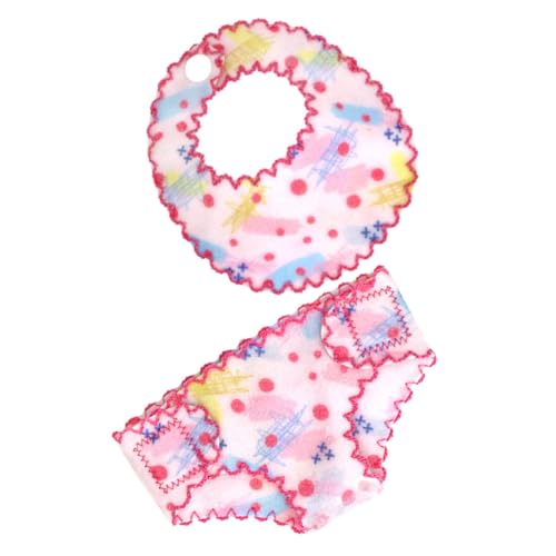 Beaupretty Puppen Unterwäsche mit Spucktuch Weiche Leichte Doll Underpants und Bib für Born Puppen Waschbar Langlebig als Puppenkleidung Zubehör für Puppenliebhaber Beaupretty Puppen Unterwäsche mit Spucktuch Weiche Leichte Doll Underpants und Bib für Born Puppen Waschbar Langlebig als Puppenkleidung Zubehör für Puppenliebhaber von Beaupretty