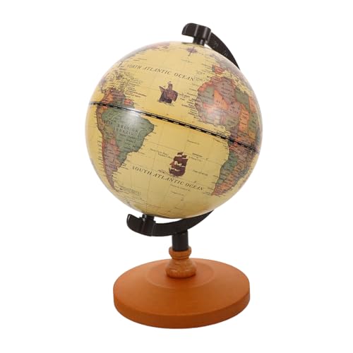 Beaupretty Weltkugel-dekor Aus Holz Und Metall Dekorativer Schreibtisch-weltkugel Vintage Style Weltkugel-Ornament Für Zuhause Oder Büro Detaillierte Weltkarte Beaupretty Weltkugel-dekor Aus Holz Und Metall Dekorativer Schreibtisch-weltkugel Vintage Style Weltkugel-Ornament Für Zuhause Oder Büro Detaillierte Weltkarte von Beaupretty