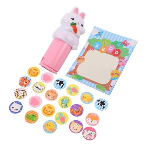 Beaupretty Stempel mit Nachfüllung Wasserdichter Aufkleberstempel in Hasenform Einzigartiges DIY Bastelspielzeug für Jungen und Mädchen Fördert Kognitive Entwicklung Vielseitig für Beaupretty Stempel mit Nachfüllung Wasserdichter Aufkleberstempel in Hasenform Einzigartiges DIY Bastelspielzeug für Jungen und Mädchen Fördert Kognitive Entwicklung Vielseitig für von Beaupretty
