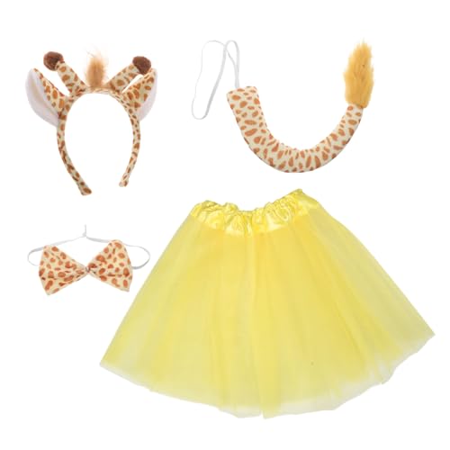 Beaupretty Tierkostüm Giraffen-haarreif Schleife Tüllrock Halloween Cosplay Party Zubehör Sanft Leicht Angenehm zu Tragen Vielseitig für Kostüme und Mottopartys Beaupretty Tierkostüm Giraffen-haarreif Schleife Tüllrock Halloween Cosplay Party Zubehör Sanft Leicht Angenehm zu Tragen Vielseitig für Kostüme und Mottopartys von Beaupretty