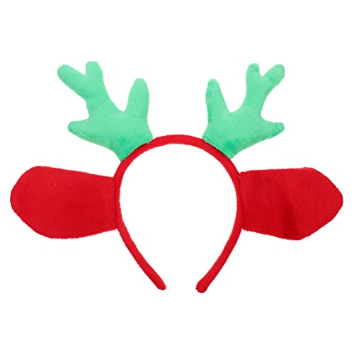 Beaupretty Weihnachtsgeweih Stirnband Weihnachtsparty Kopfschmuck Weihnachtsparty Kopfreifen Rollenspiel Stirnbänder Party Cosplay Stirnband Geweih Haar Accessoires Geweih Weihnachts von Beaupretty