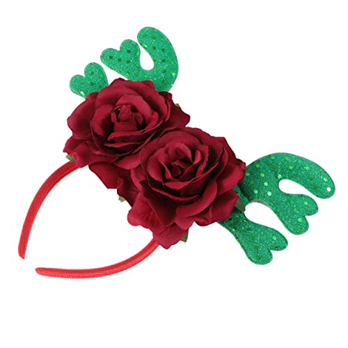 Beaupretty Weihnachtskopfbedeckung cute hair accessories stirnband karneval party deko rentier haarreif Braut Stirnband mädchen stirnbänder Weihnachtskopfschmuck Haare zu Weihnachten von Beaupretty